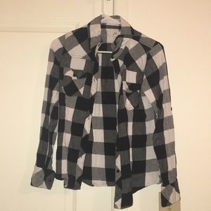Black & white flannel